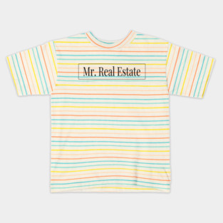 Mr. Real Estate (light colors) Kids T-Shirt