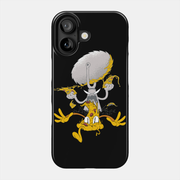 Pizza Slicer Attack Phone Case by Cosmo Gazoo