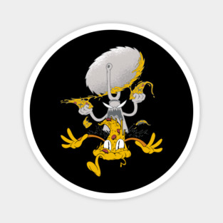 Pizza Slicer Attack Magnet