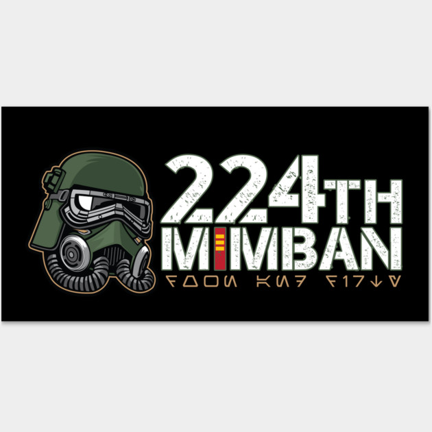 224th Mimban Wall Art by Mudtrooper.co.uk