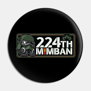 224th Mimban Cog Pin