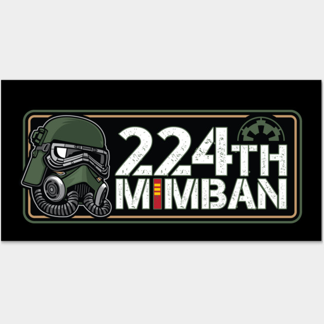 224th Mimban Cog Wall Art by Mudtrooper.co.uk