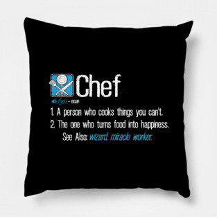 Chef definition Pillow