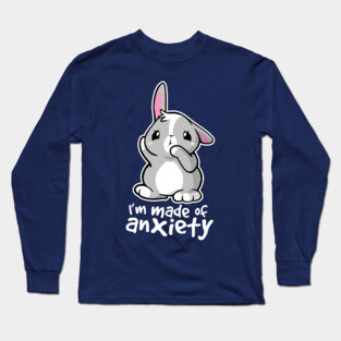 Bunny anxiety Long Sleeve T-Shirt