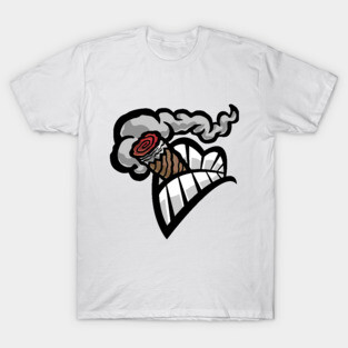 Cigarette mouth T-Shirt