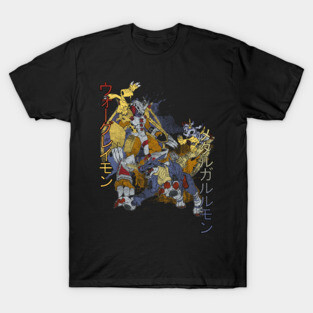 The Orange Dragon and the Cyborg Wolf T-Shirt