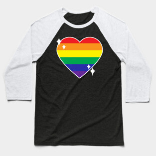Kawaii Pride Collection - Gay Pride Baseball T-Shirt