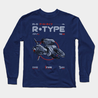 R-Type Retro Vintage Arcade Long Sleeve T-Shirt