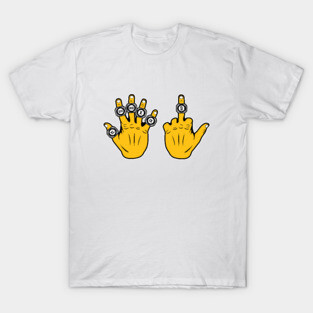 6 Rings Pitt - White T-Shirt