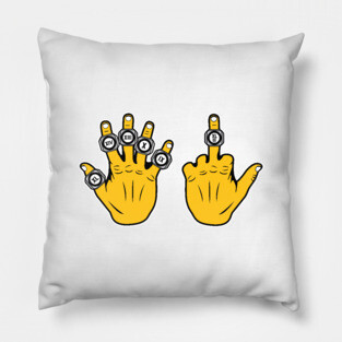 6 Rings Pitt - White Pillow