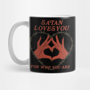 Satan Loves You Mug