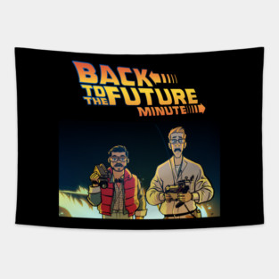 BTTF Minute - S1 Square Tapestry