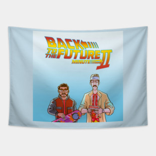BTTF Minute - S2 Square Tapestry