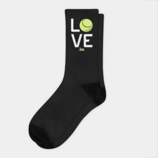 Love Tennis Player Tennis Coach Cool Tennis Themed Socks
