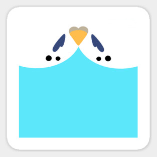 Blue Parakeet Magnet