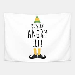 He's An Angry Elf Tapestry