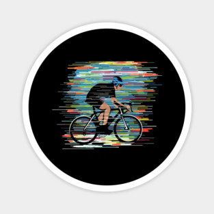 Cyclist Magnet