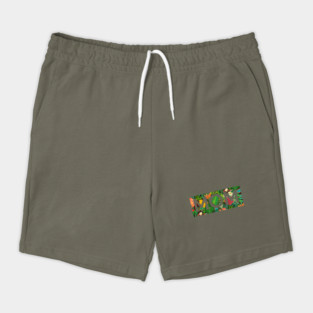 Mom, Mothers Day Gift, Tropical Floral Pattern Shorts