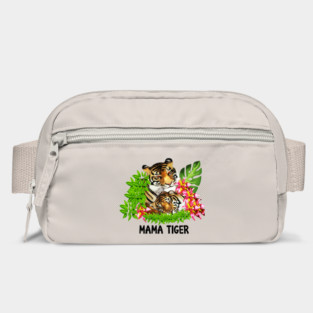 Tiger Mom with Cub Tropical Animal Bag