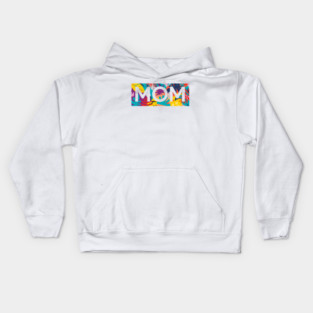 Mom, Mothers Day Gift, Tropical Floral Pattern Kids Hoodie