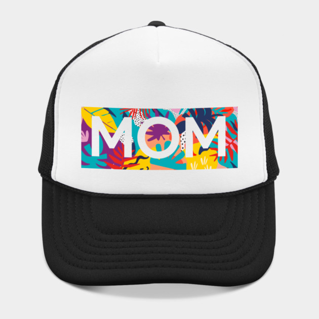 Mom, Mothers Day Gift, Tropical Floral Pattern by logiamerch