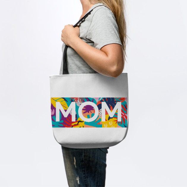 Mom, Mothers Day Gift, Tropical Floral Pattern by logiamerch