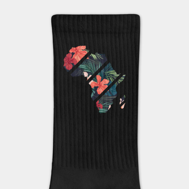 Africa Map Tropical Floral Patterns, African by logiamerch