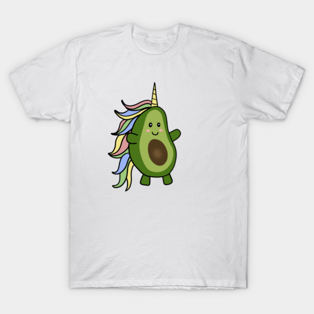 Cute Unicorn Avocado Lover T-Shirt by logiamerch