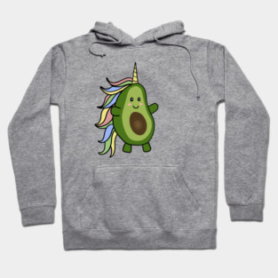 Cute Unicorn Avocado Lover Hoodie