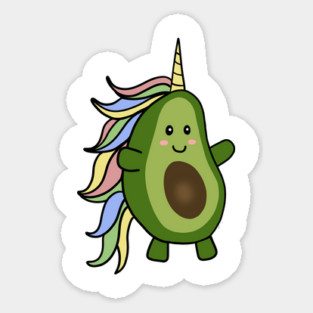 Cute Unicorn Avocado Lover Magnet