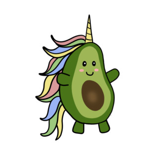 Cute Unicorn Avocado Lover T-Shirt