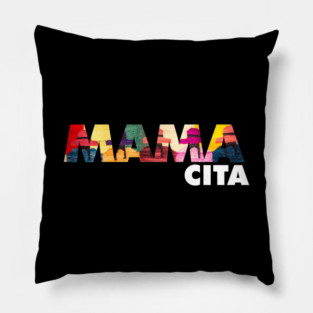 Mama Cita, Latina, cholita, South American Pillow