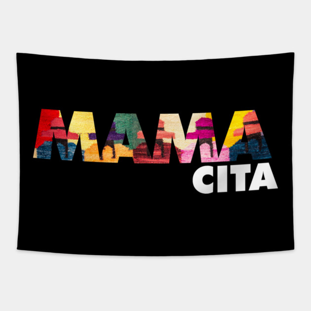 Mama Cita, Latina, cholita, South American Tapestry by logiamerch