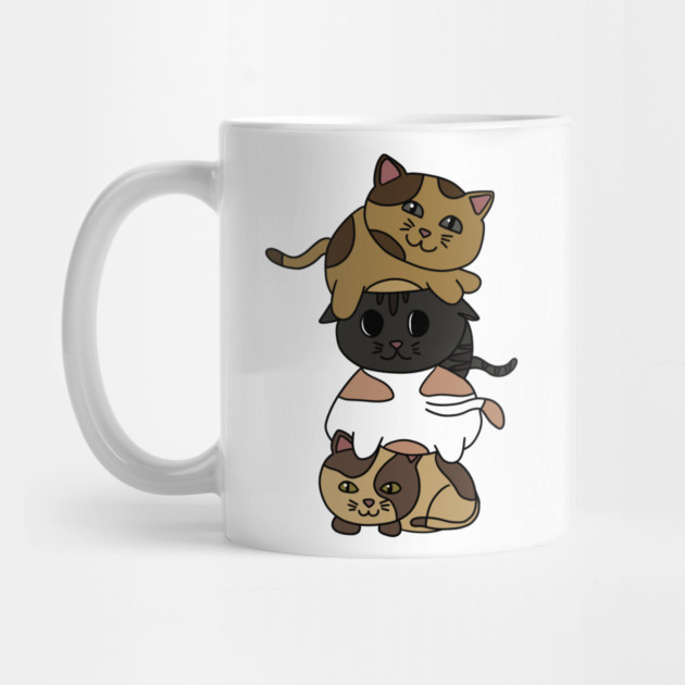 Cute Kitten Cats Stacked by logiamerch