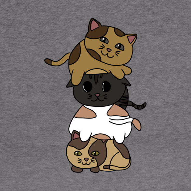 Cute Kitten Cats Stacked by logiamerch