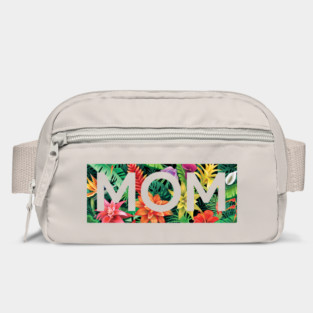 Tropical Mom, Mothers Day Gift, Floral Pattern Bag