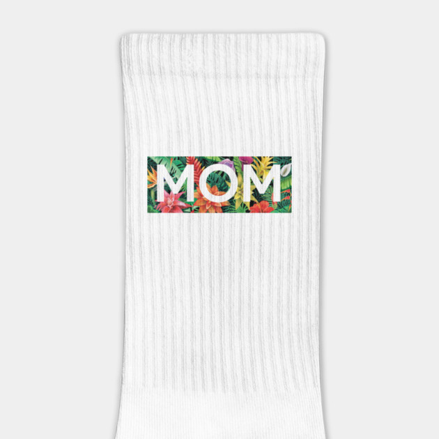 Tropical Mom, Mothers Day Gift, Floral Pattern by logiamerch