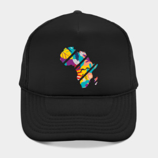 Africa Map Tropical Patterns, African Hat
