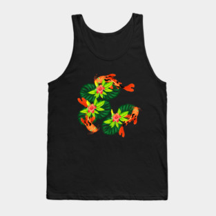 Koi fish Japanese Tropical Fish Tank Top