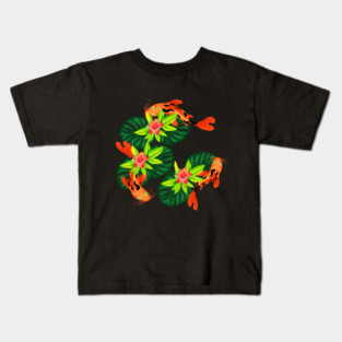 Koi fish Japanese Tropical Fish Kids T-Shirt