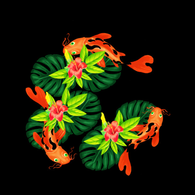 Koi fish Japanese Tropical Fish by logiamerch