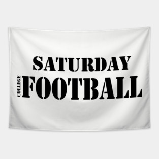 Saturday Afternoon Football Tapestry