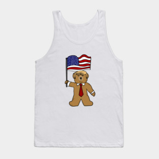 Funny Trump Bear Political Tank Top