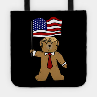 Funny Trump Bear Political Tote