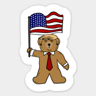 Funny Trump Bear Political Magnet