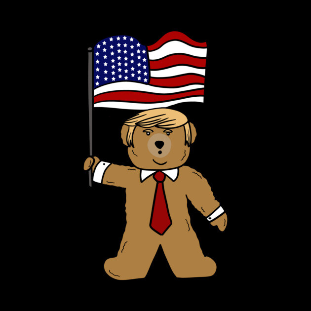 Funny Trump Bear Political by logiamerch