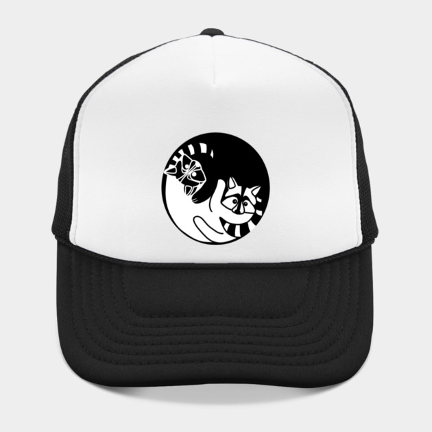 Racoon Yin Yang Symbol Animal Style, Love Raccoons by logiamerch
