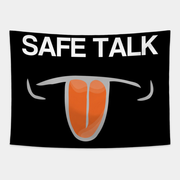 Safe Talk Tapestry by REG