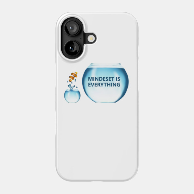Clownfish Mindset is Everything Motivational, Fish, Funny Motivational quote Phone Case by logiamerch