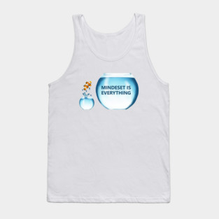 Clownfish Mindset is Everything Motivational, Fish, Funny Motivational quote Tank Top